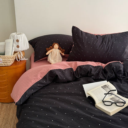 Playful Cartoon Character Bedding Set Homeandso