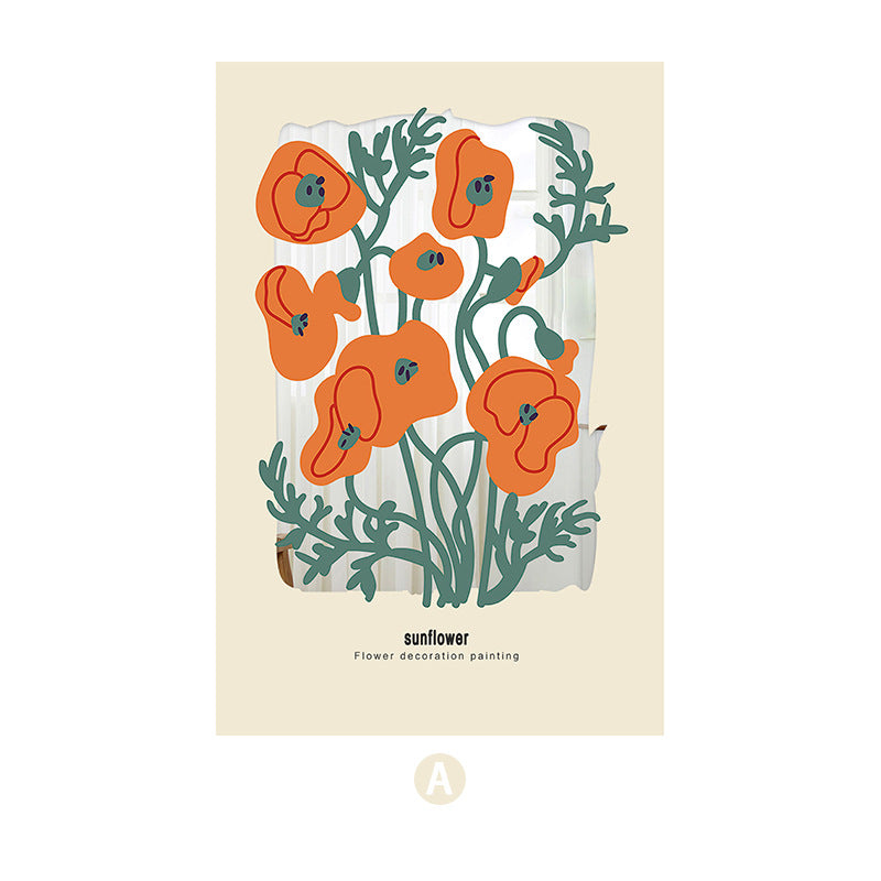 Floral Illustration Wall Art Homeandso
