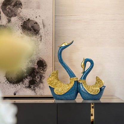 Elegant Swan Decorative Figurine Homeandso