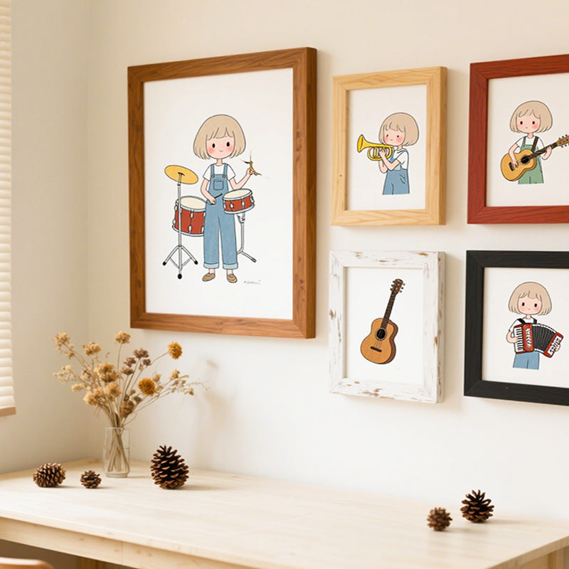 Illustrated Character Art Frame