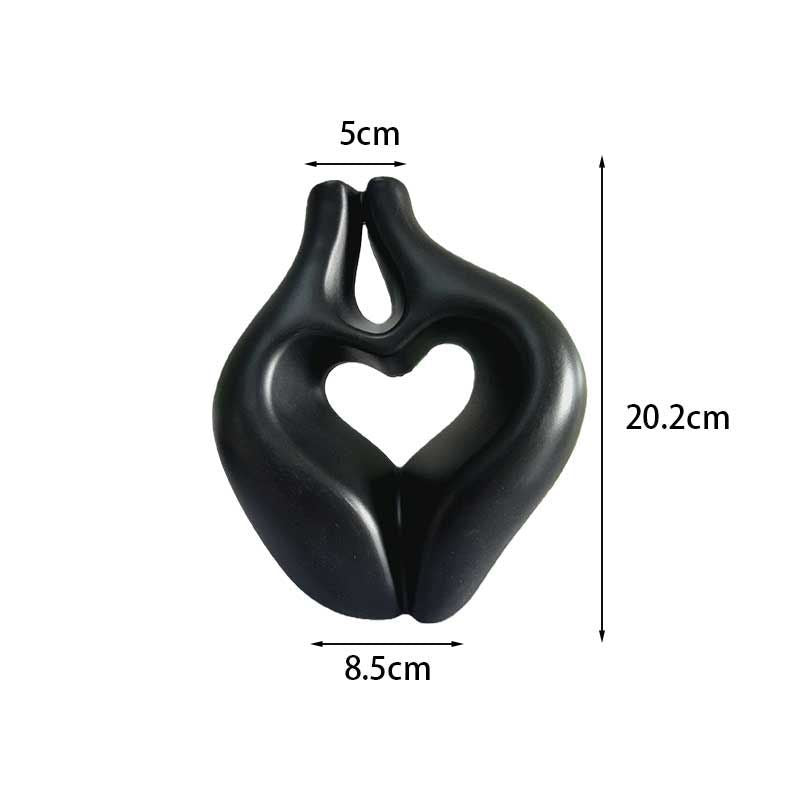 Heart-Shaped Decorative Sculpture