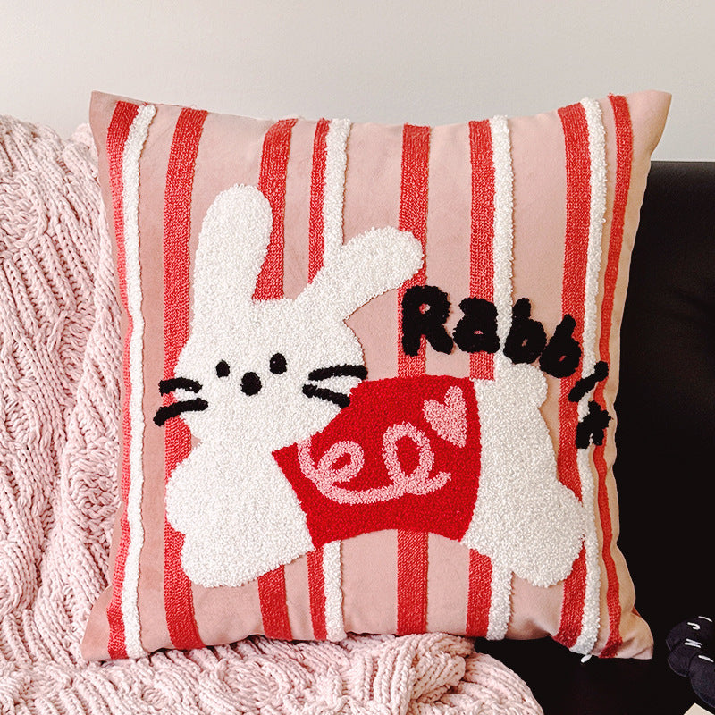 Star-Shaped Plush Cushion