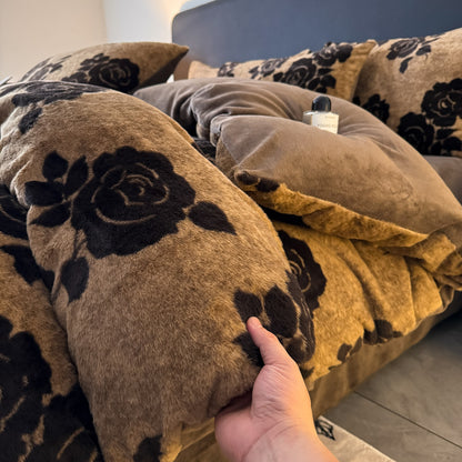 Luxurious Faux Fur Duvet Cover Set