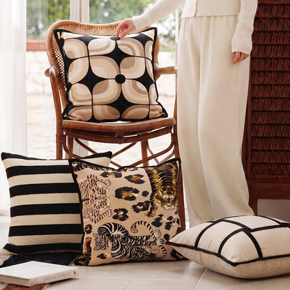 Decorative Animal-Print Throw Pillow