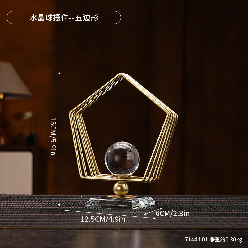 Decorative Crystal Sphere Stand Homeandso