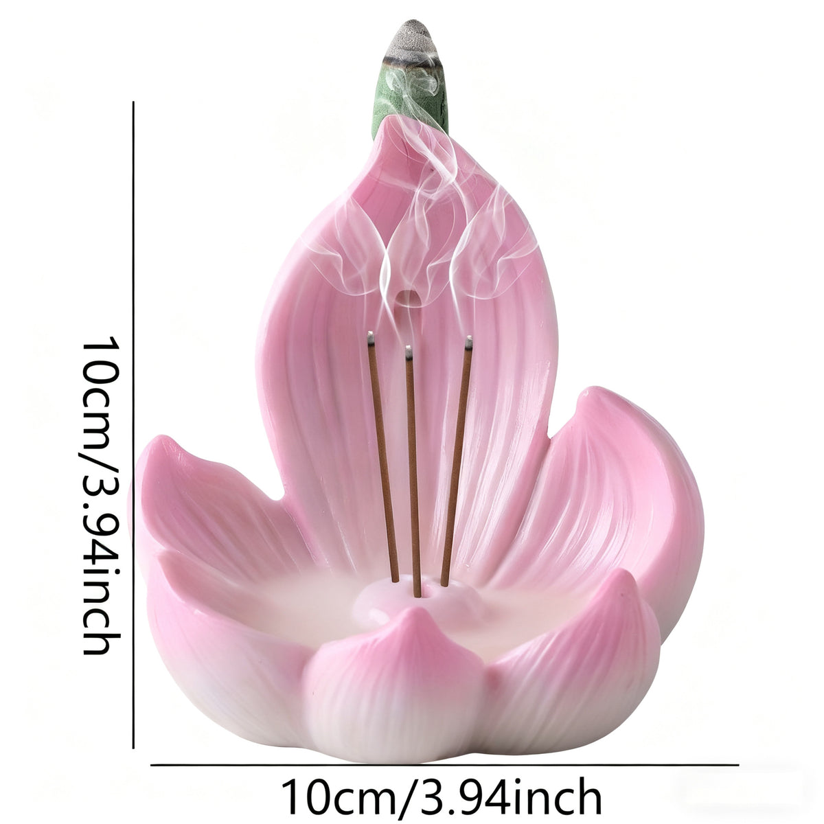 Decorative Lotus Flower Incense Holder Homeandso