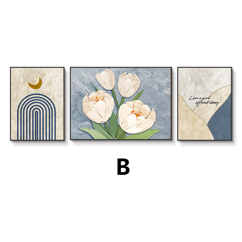 Decorative Framed Triptych Art Print Homeandso