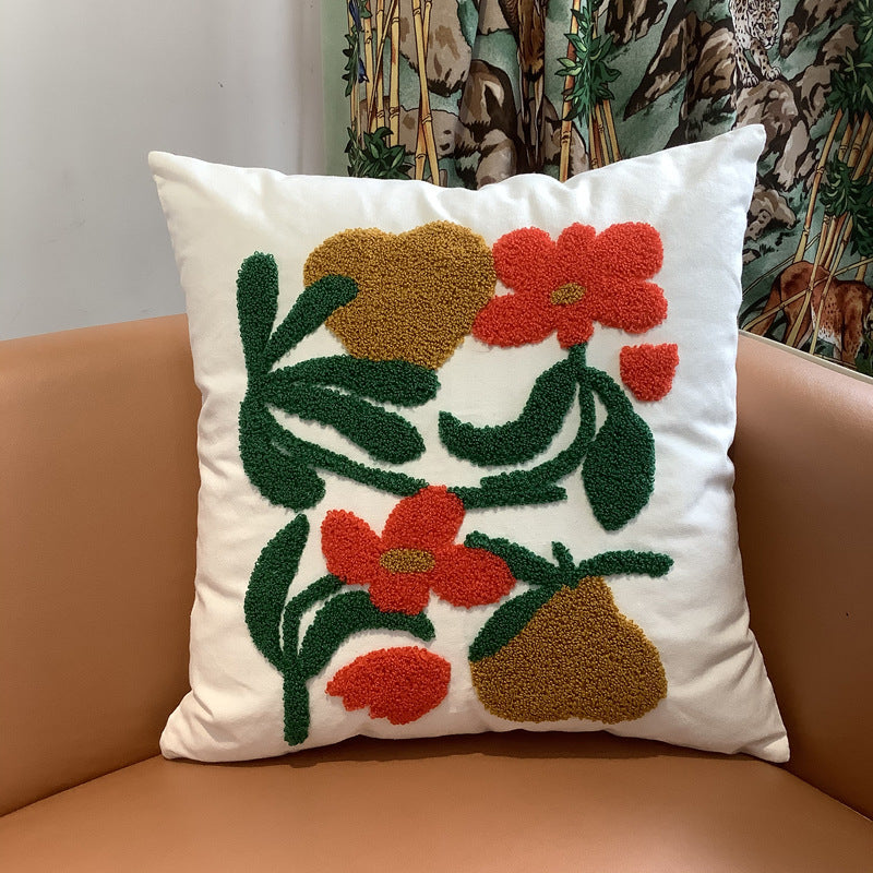 Dekoratives Blumen-Kissen