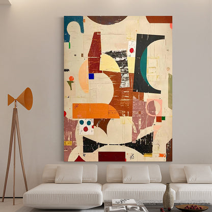 Geometric Abstract Canvas Art Homeandso