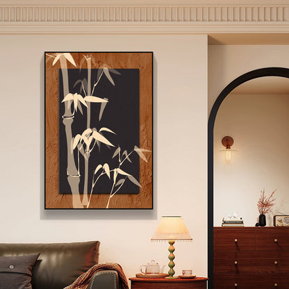 Bamboo Inspired Decorative Canvas Art Homeandso