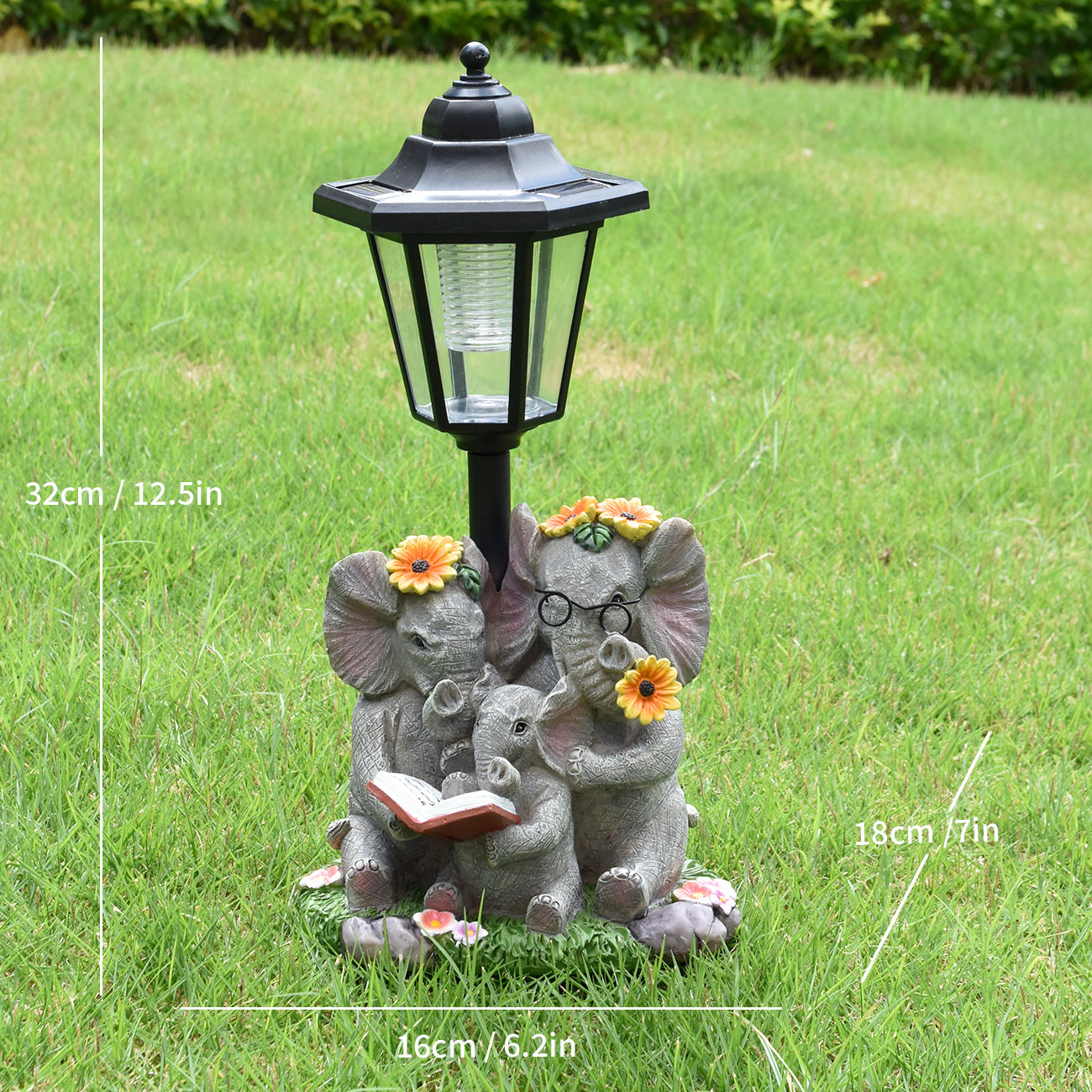 Garden Elephant Family Homeandso