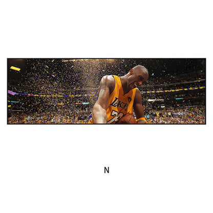 Men's Stylish Basketball Action Wall Art Print Homeandso