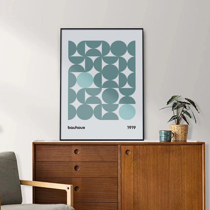 Bauhaus Geometric Wall Art Print Homeandso