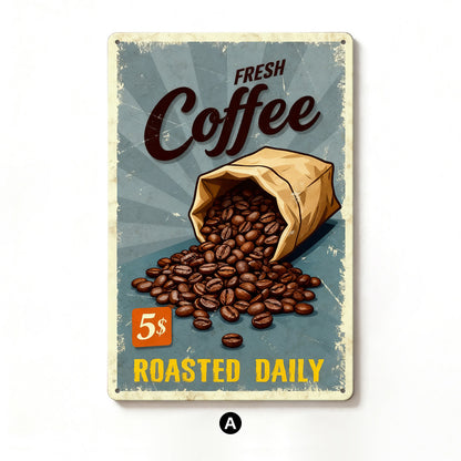 Vintage-Inspired Metal Sign Homeandso