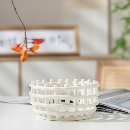Elegant Decorative Woven Storage Bowl Homeandso