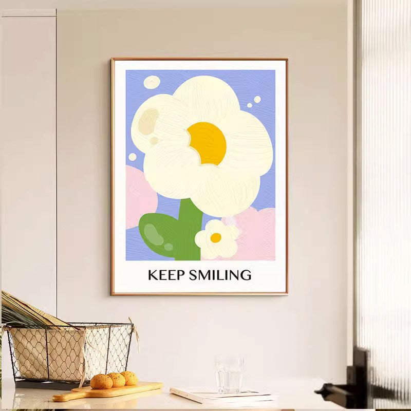 Floral Greeting Wall Art Homeandso