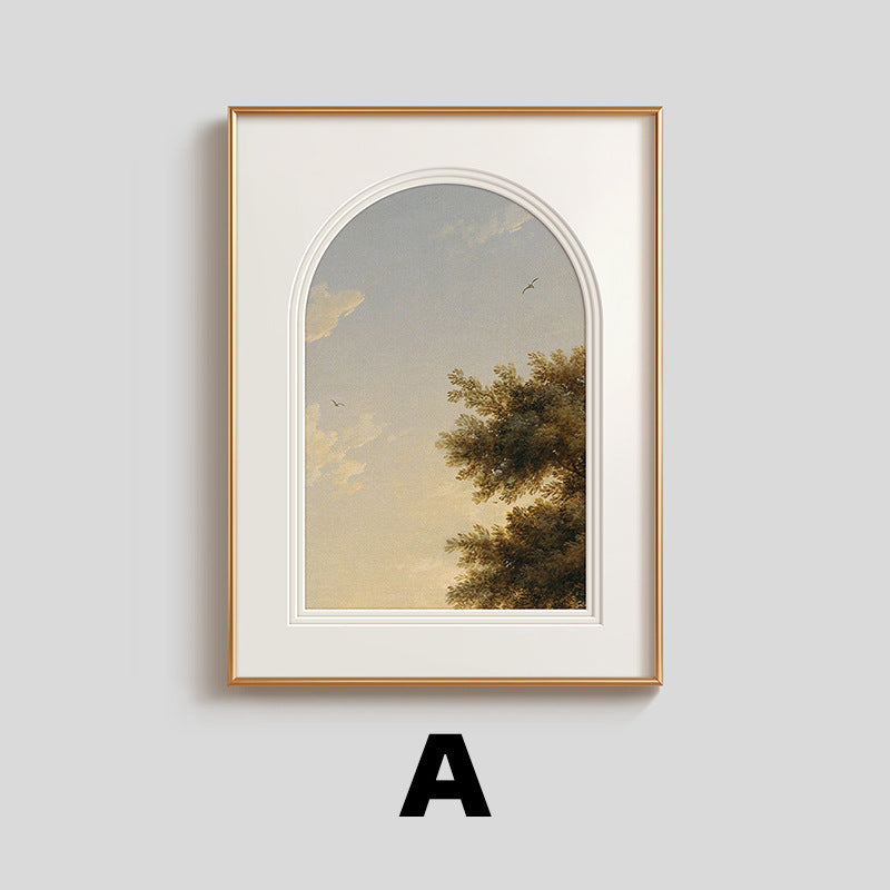 Aesthetic Framed Landscape Art Print Homeandso