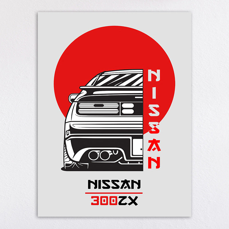 Automotive Art Print Homeandso