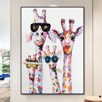 Whimsical Giraffe Canvas Art Homeandso