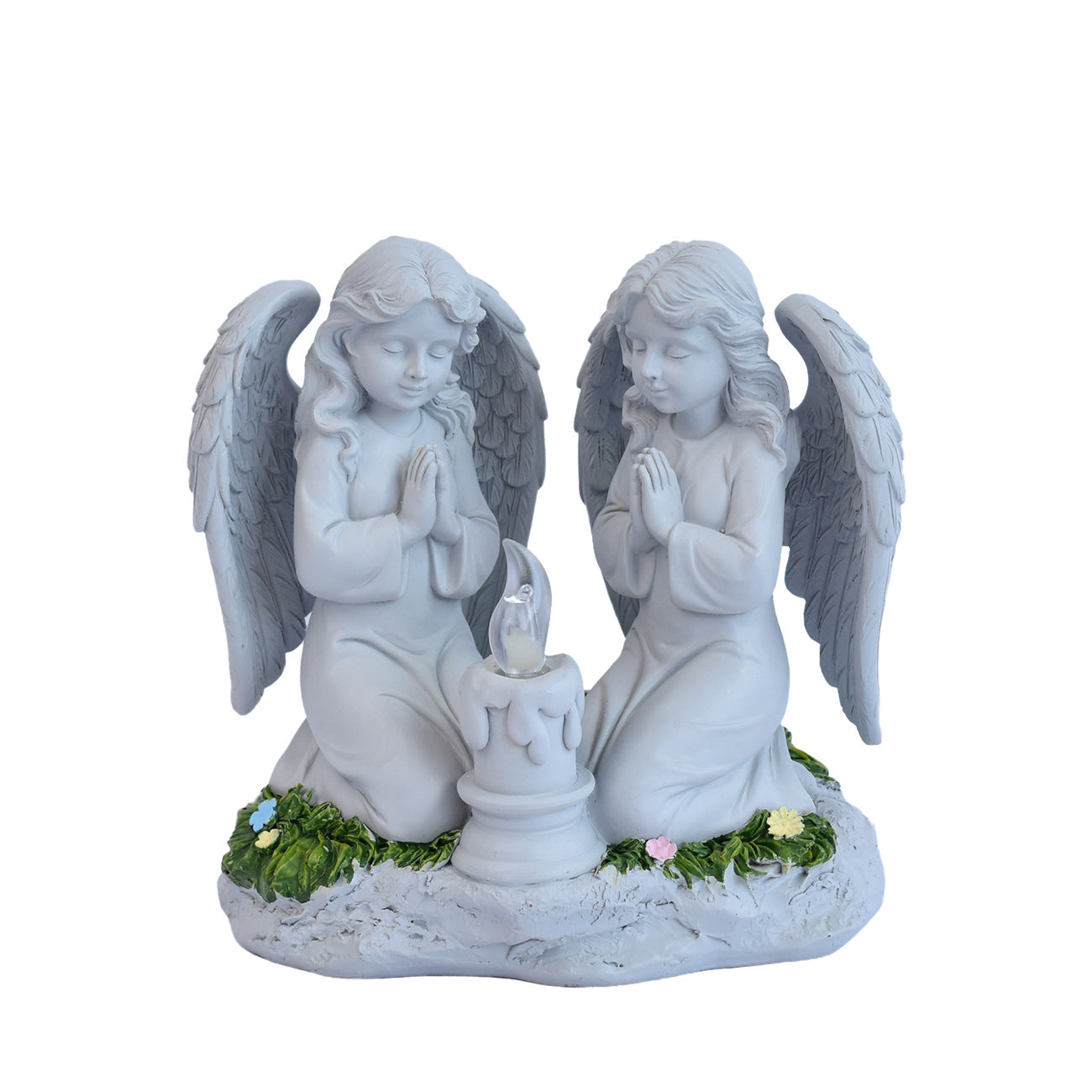 Decorative Angel Figurine with LED Light Homeandso