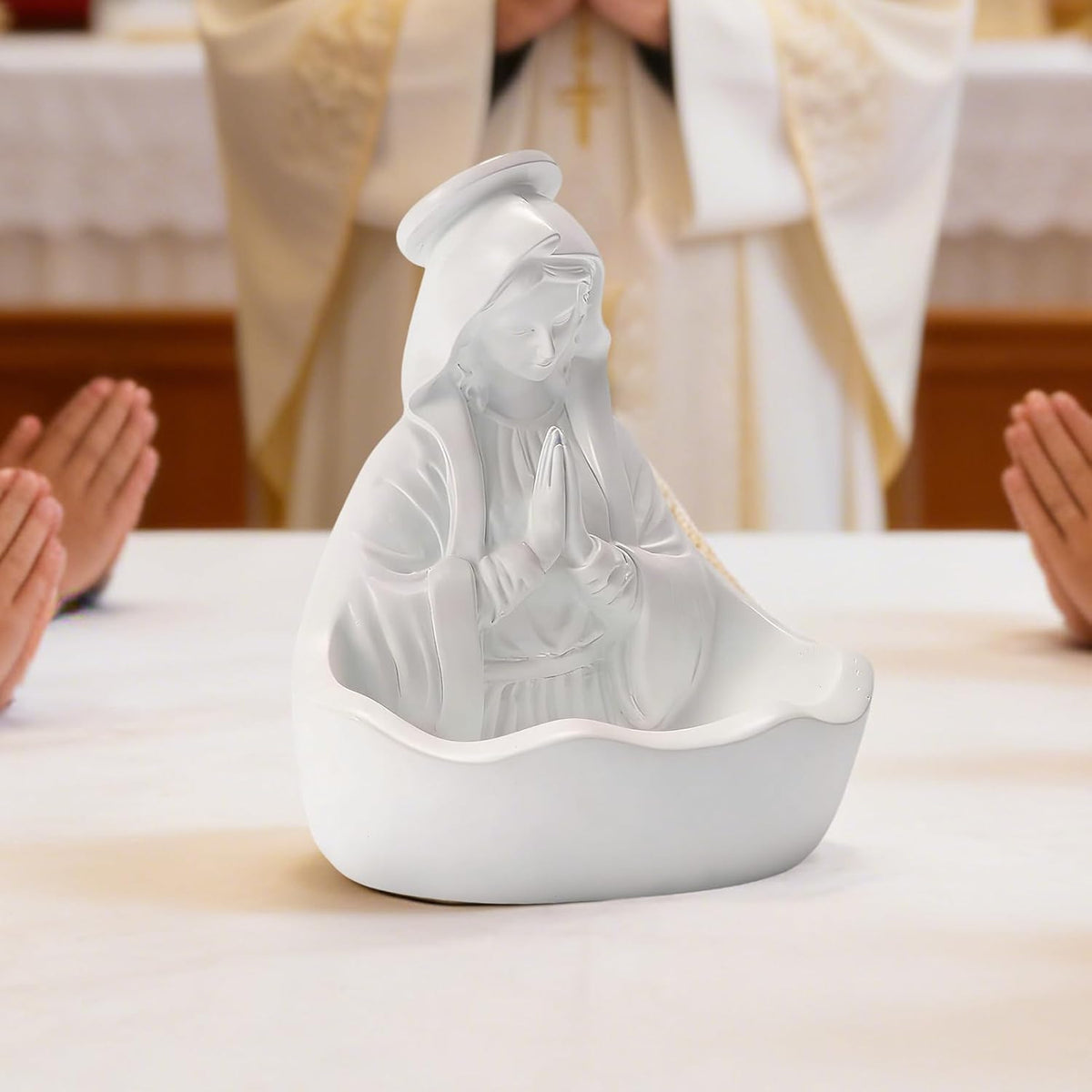 Decorative Virgin Mary Planter Homeandso