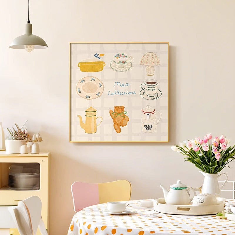 Illustrative Character Canvas Art Print Homeandso