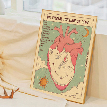 Cute Cat-Inspired Framed Wall Art Homeandso