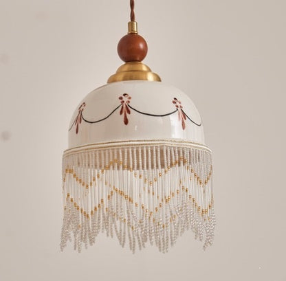 Vintage Circus-Style Pendant Lamp