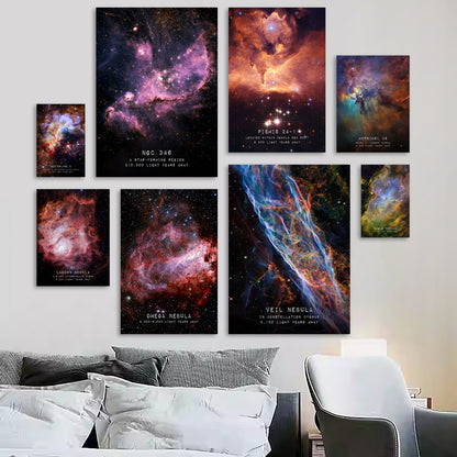 Cosmic Nebula Art Print Homeandso