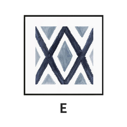 Abstract Grid Pattern Framed Art Print Homeandso