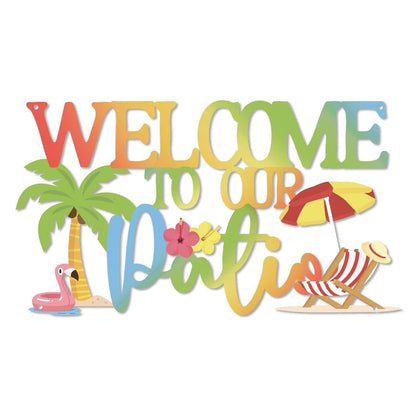 Decorative Welcome Sign Homeandso