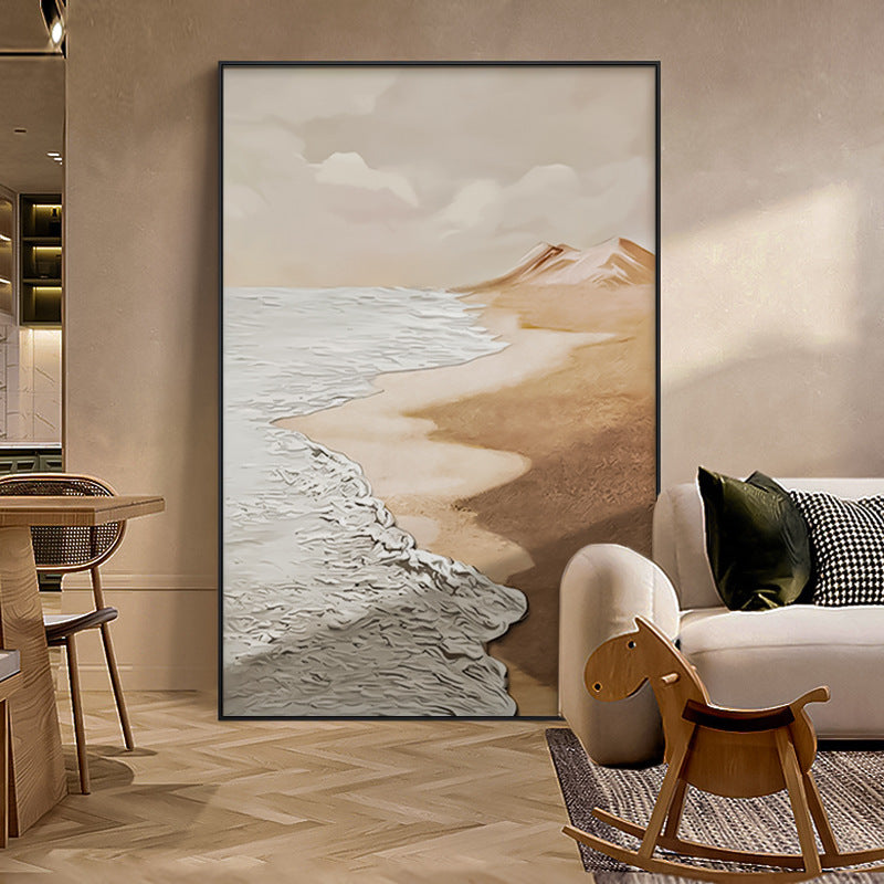 Coastal Beach Landscape Framed Wall Art Homeandso