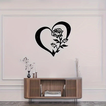 Heart-Shaped Floral Wall Art Homeandso