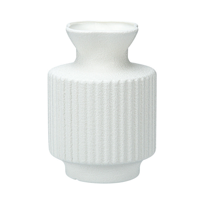 Textured Ceramic Flower Vase