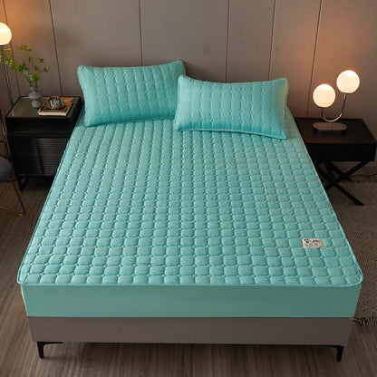 Decorative Quilted Mattress Topper Homeandso