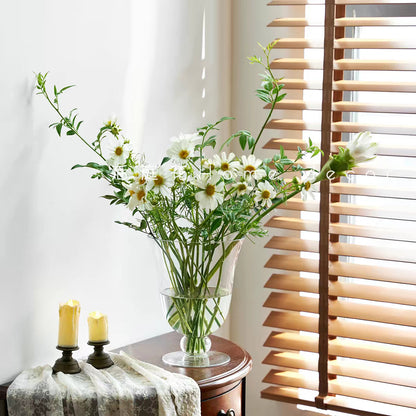 Elegante Glas Tischmitte