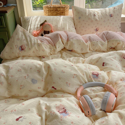 Playful Cartoon Duvet Cover Set Homeandso