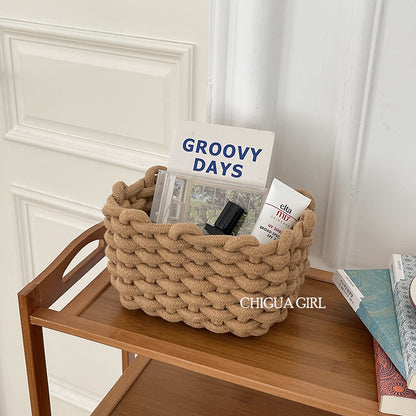 Handcrafted Woven Storage Basket