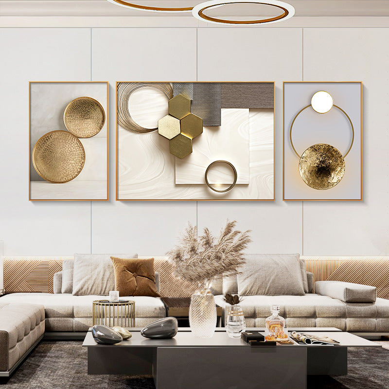 Decorative Geometric Metal Sculpture Homeandso