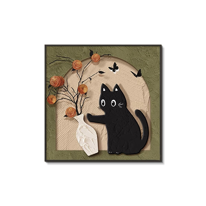 Decorative Cat-Themed Wall Art Homeandso