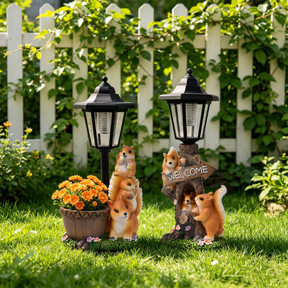 Decorative Squirrel Lantern Homeandso