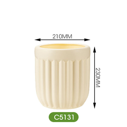 Textured Round Modern Planter Homeandso