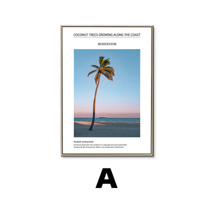 Coastal Landscape Framed Art Print Homeandso