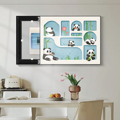 Decorative Panda-Themed Picture Frame Homeandso