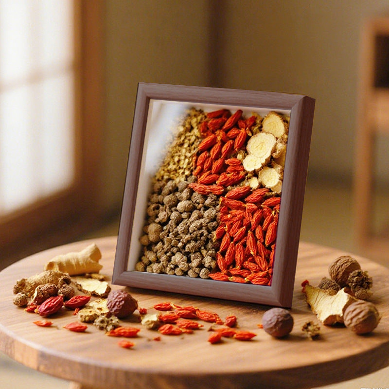Artistic Herbal Spice Display Frame