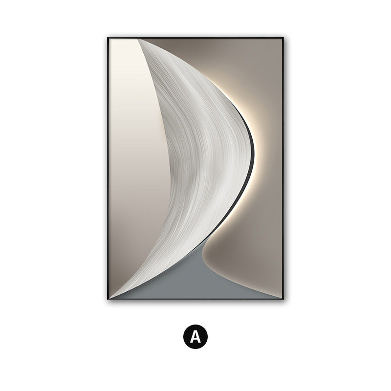 Abstract Curved Wall Art Homeandso