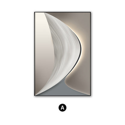 Abstract Curved Wall Art Homeandso