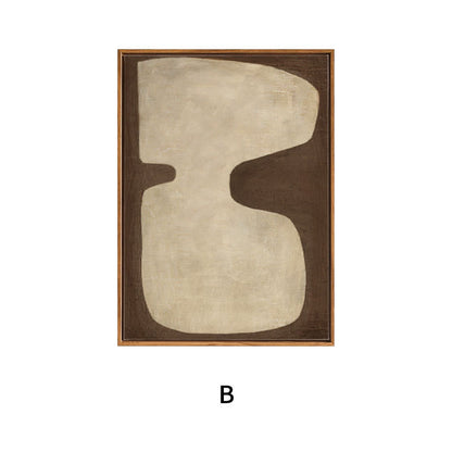 Abstract Minimalist Framed Artwork Homeandso
