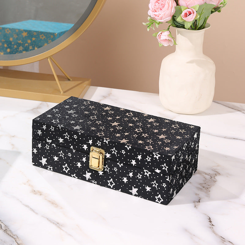 Star Pattern Decorative Storage Box Homeandso