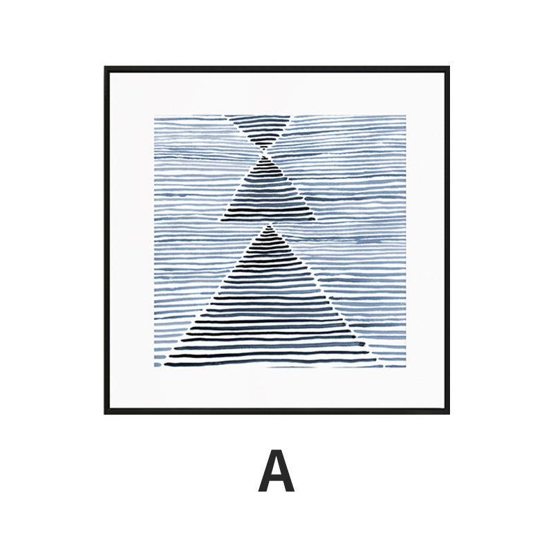 Abstract Grid Pattern Framed Art Print Homeandso